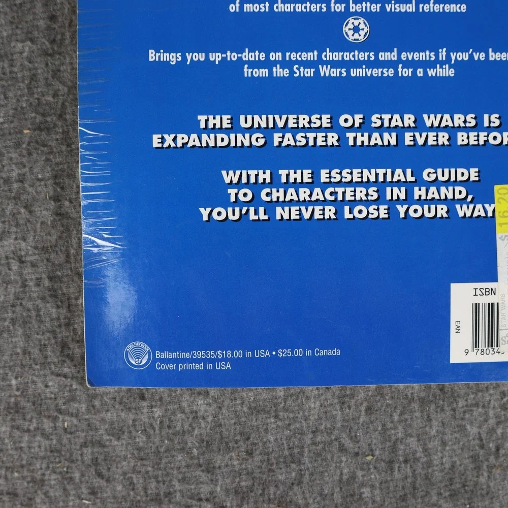 Vintage Star Wars Essential Guide To Characters Andy Mangels PB 1st 1995 USA
